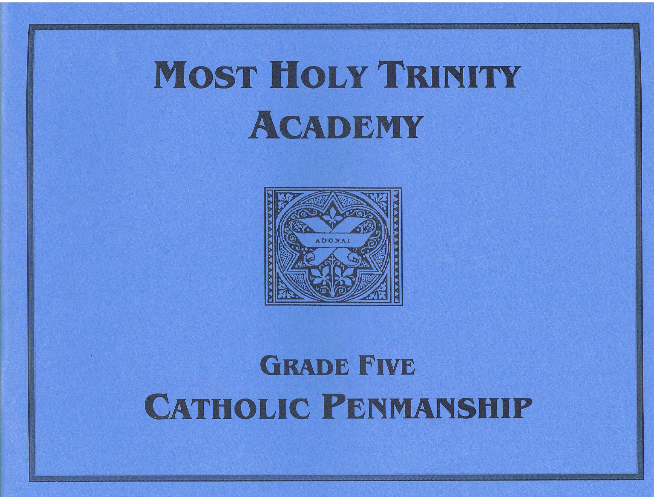 Image for Catholic Penmanship Grade Five