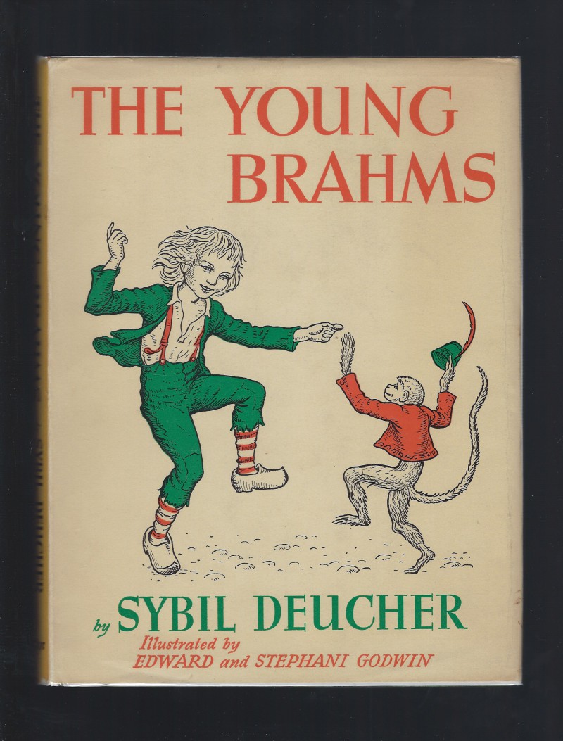 Image for The Young Brahms by Sybil Deucher 1955 HB/DJ