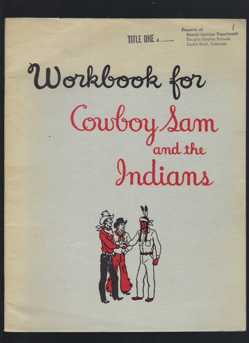 Image for Workbook for Cowboy Sam and the Indians 1956