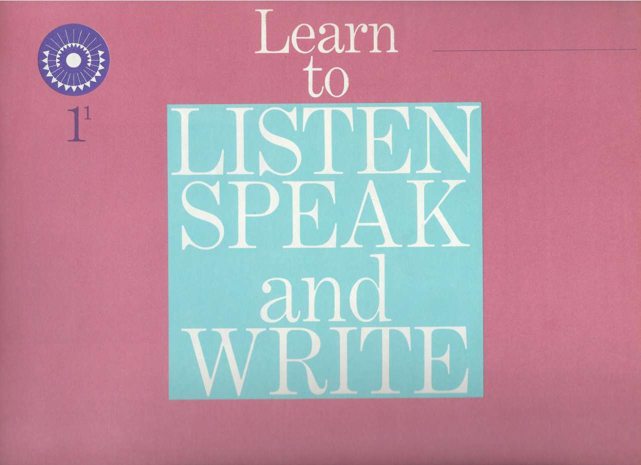 Image for Learn to Listen Speak and Write 1-1 (Dick & Jane) 1961