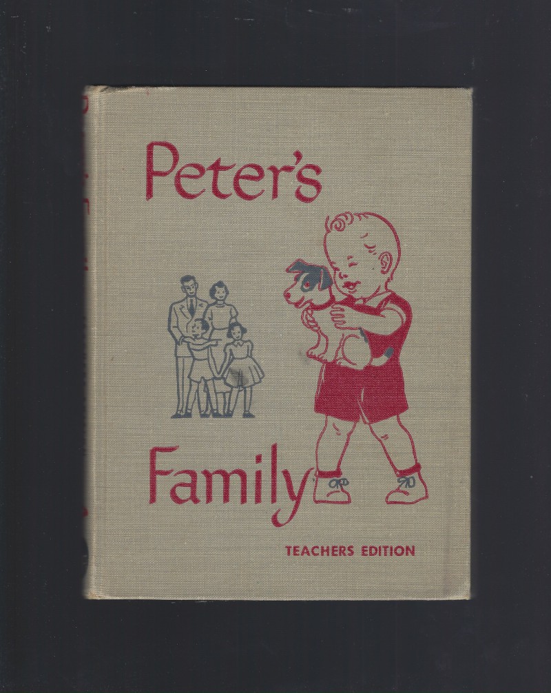 Image for Peter's Family 1948 Dick & Jane 1st Print Social Studies