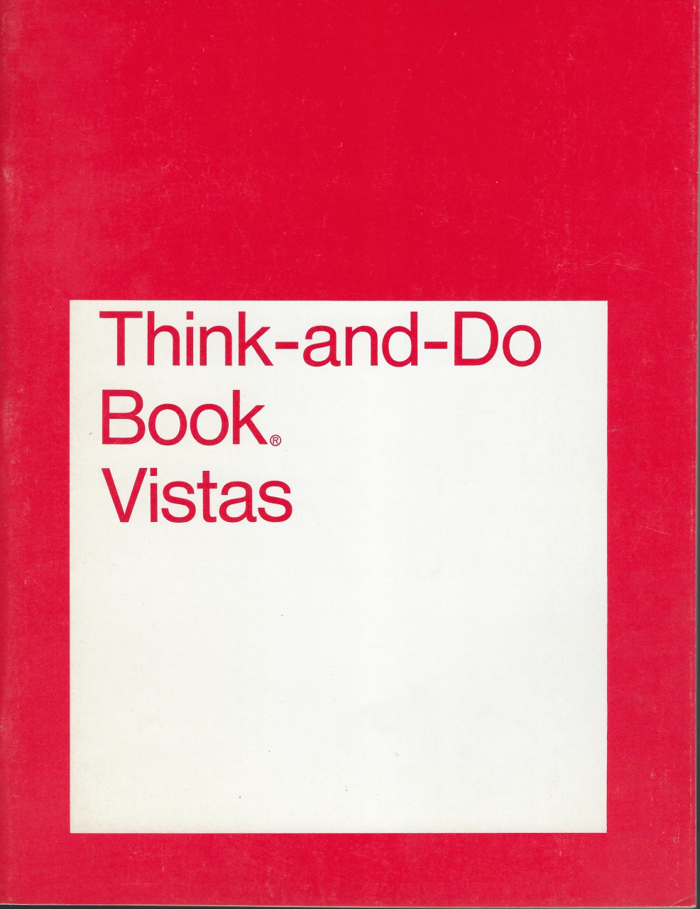 Image for Think and Do Book Vistas 1971 (Dick & Jane Series)