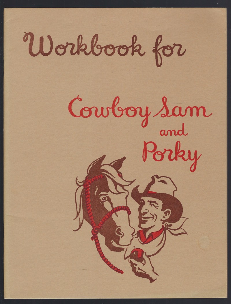 Image for Workbook for Cowboy Sam and Porky 1956